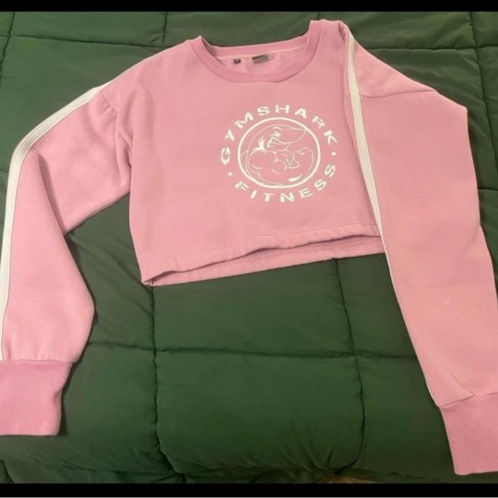 Gymshark crop sweatshirt-Large
